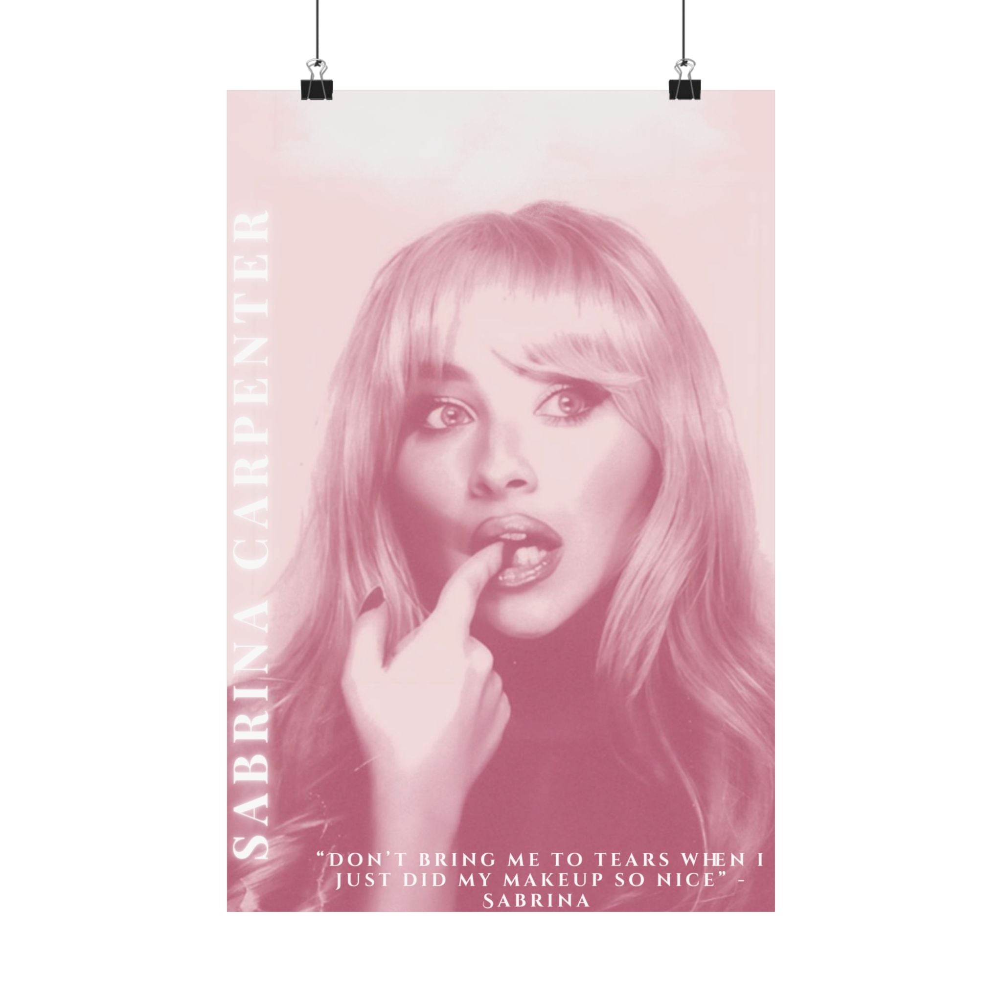 Sabrina Carpenter Matte Poster