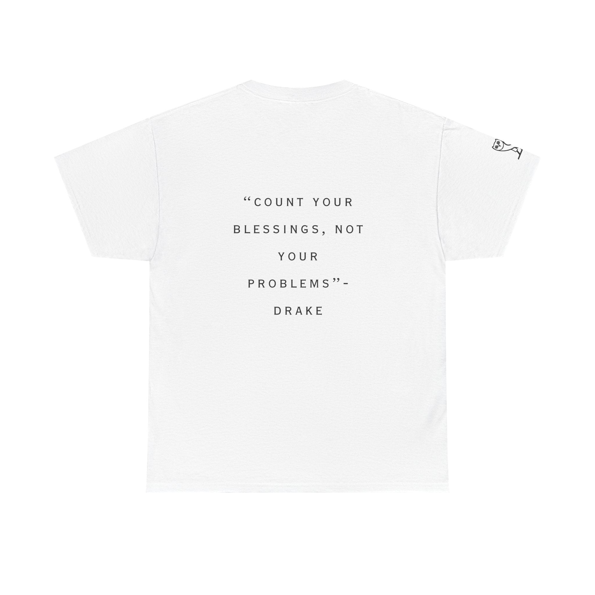 Drake Tee - Count Your Blessings, Casual Streetwear, Gift for Music Lovers